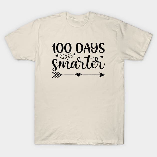 100 Days Smarter, 100 Days of School T-Shirt by ShopBuzz